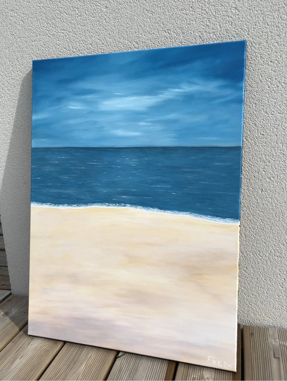 Image 1 of Sainte-Marine. Huile De Frédéric Cadiou