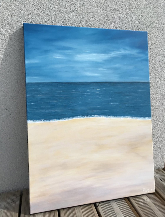 Image 1 of Sainte-Marine. Huile De Frédéric Cadiou