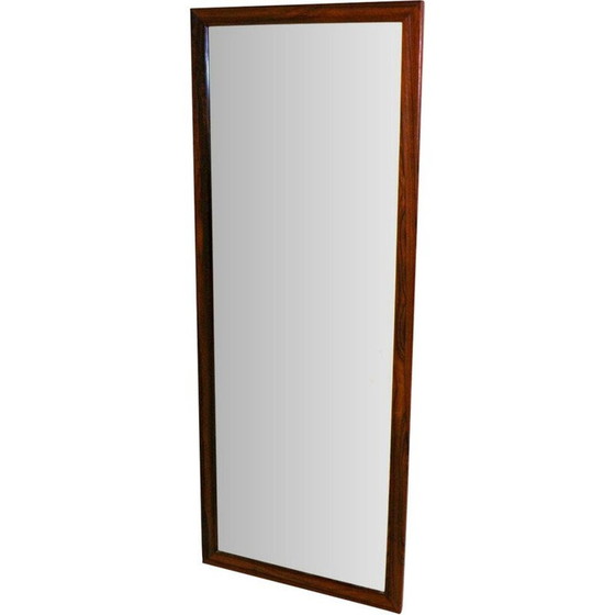 Image 1 of Miroir vintage en bois de rose, Suède 1960