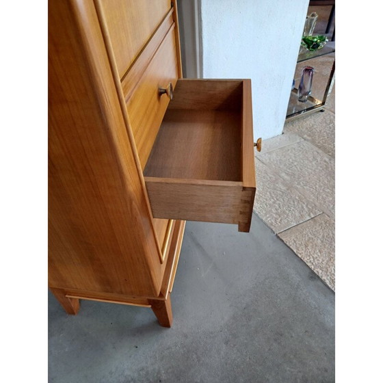 Image 1 of Secrétaire de dame vintage en cerisier et sycomore, France 1940