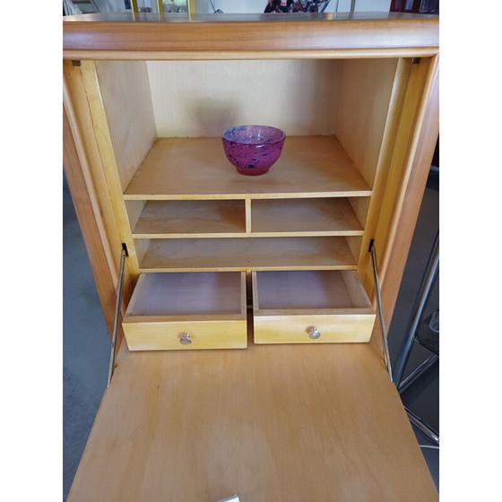 Image 1 of Secrétaire de dame vintage en cerisier et sycomore, France 1940