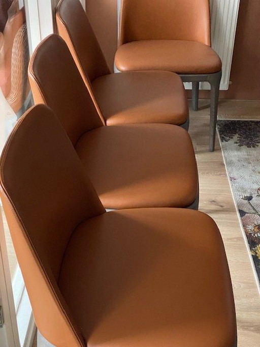 4x Poliform Grace Dining Chair