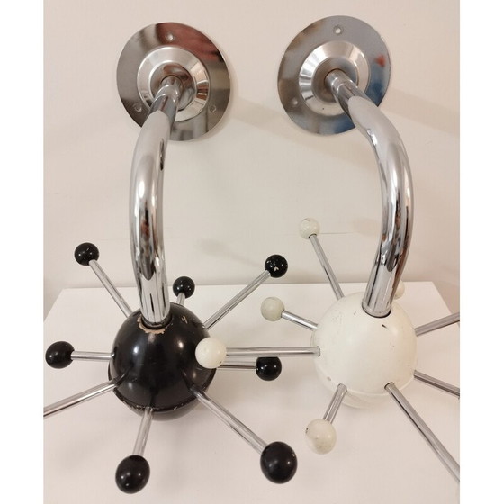 Image 1 of Paire de porte-manteaux Sputnik vintage, 1960