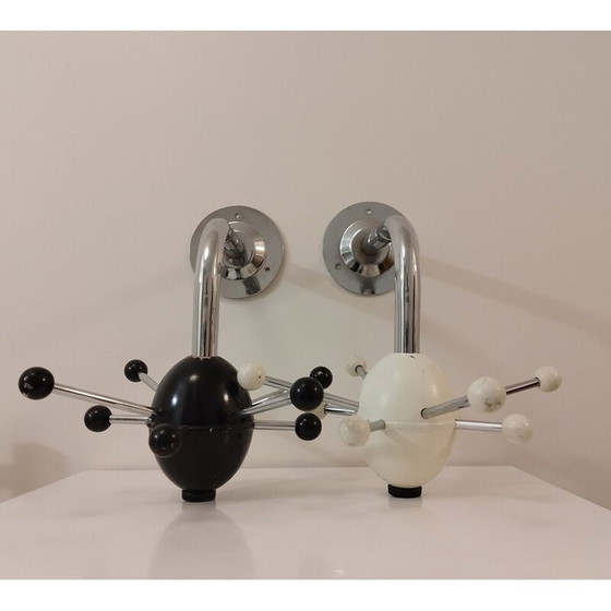 Image 1 of Paire de porte-manteaux Sputnik vintage, 1960