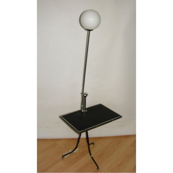 Image 1 of Lampadaire vintage avec table, 1960