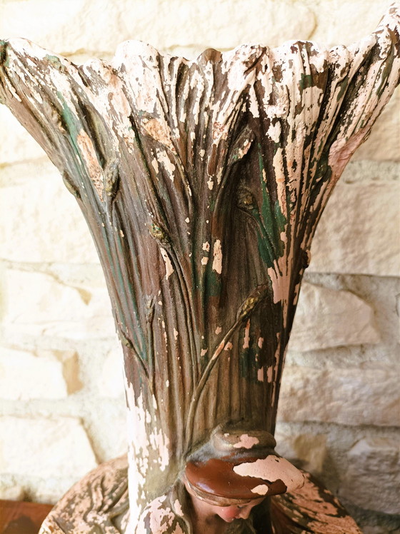 Image 1 of Vases Anciens en Plâtre