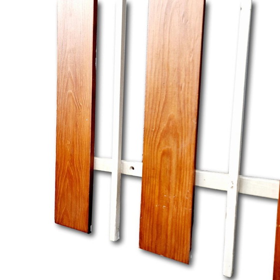 Image 1 of Porte-manteau vintage en métal et bois, 1960