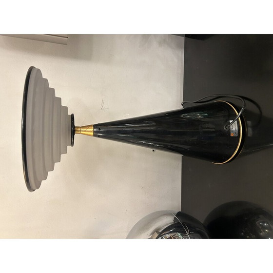 Image 1 of Paire de lampes Ziggurat vintage par Shigeaki Asahara pour Stilnovo, 1980