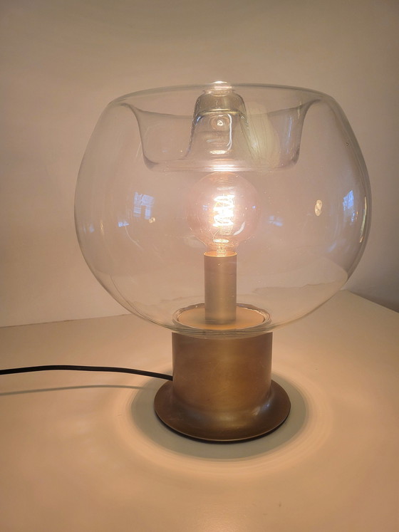 Image 1 of Grande lampe de table de l'ère spatiale par Doria Leuchten
