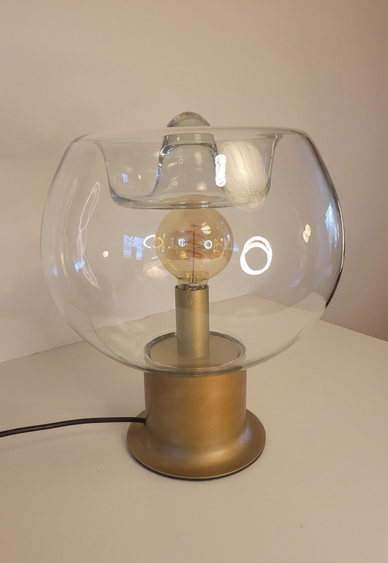 Image 1 of Grande lampe de table de l'ère spatiale par Doria Leuchten