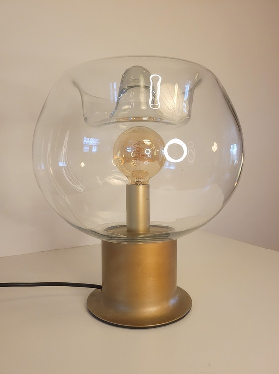 Image 1 of Grande lampe de table de l'ère spatiale par Doria Leuchten