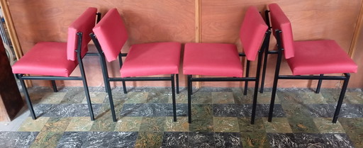 4x Martin Visser Spectrum Chairs