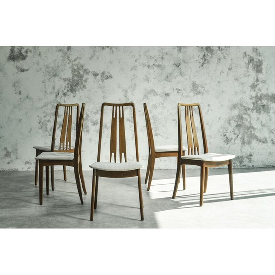 Image 1 of Ensemble de 5 chaises vintage par Anders Jensen, Danemark