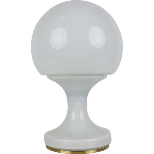 Lampe en verre vintage par Osvětlovací sklo Valašské Meziříčí, Tchécoslovaquie 1970.