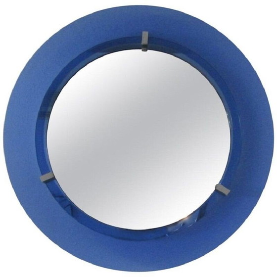 Image 1 of Miroir bleu vintage "Veca", Italie
