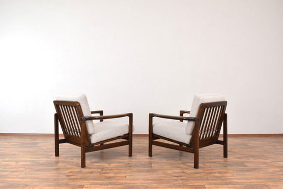 Image 1 of Chaises longues Mid Century par Z. Bączyk, 1960S, ensemble de 2