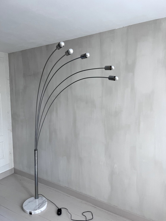 Image 1 of Lampadaire postmoderne vintage de Christian Koban pour Dom, années 1990