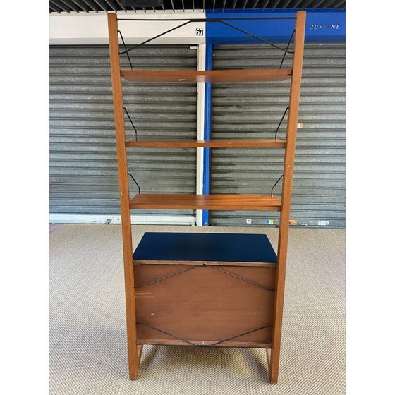 Image 1 of Etagère vintage en teck et mélamine de Poul Cadovius, 1968