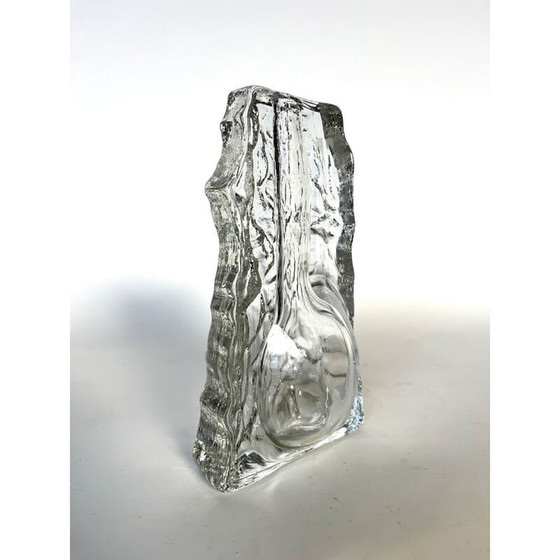 Image 1 of Vase en verre vintage de Georgshütte, années 1950