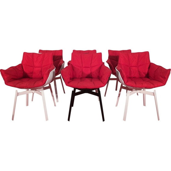 Image 1 of Ensemble de 6 fauteuils vintage "husk" de Patricia Urquiola, 2012