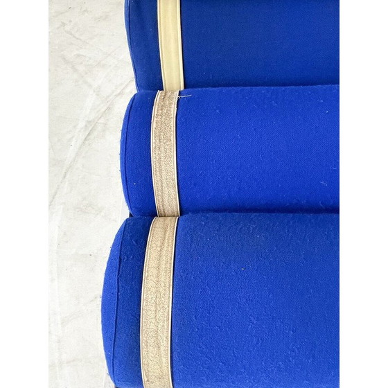 Image 1 of Paire de fauteuils vintage rouges et bleus, Italie 1960