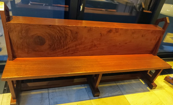 Image 1 of Banc en bois dur (église)