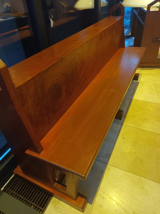 Image 1 of Banc en bois dur (église)