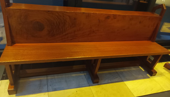 Image 1 of Banc en bois dur (église)