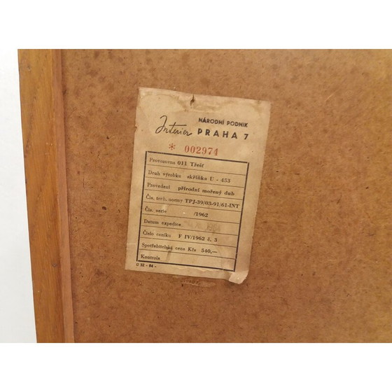 Image 1 of Commode vintage par Jiroutek pour Interiér Praha, Tchécoslovaquie 1960
