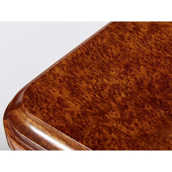 Image 1 of Commode vintage en loupe d'Amboyna, 1940