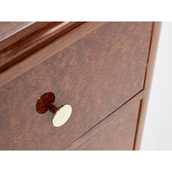 Image 1 of Commode vintage en loupe d'Amboyna, 1940