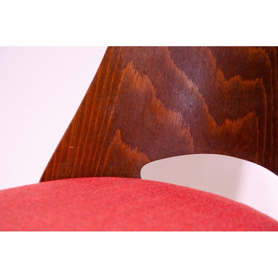 Image 1 of Ensemble de 4 chaises de salle à manger vintage en bois courbé par Radomír Hofman pour Ton, Tchécoslovaquie 1960