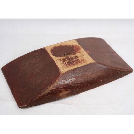 Image 1 of Auge vintage en bois naturel massif, Danemark 1840s