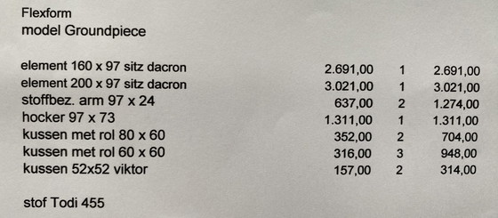 Image 1 of Canapé d'angle modulaire Flexform