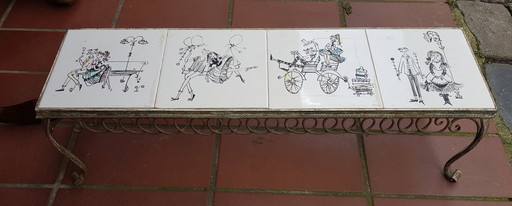 Banque de fleurs vintage