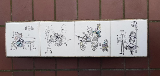 Image 1 of Banque de fleurs vintage