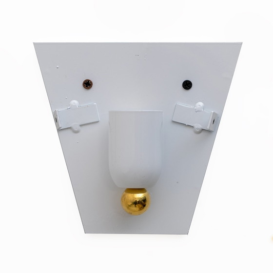 Image 1 of Barovier Style Mid-Century Modern Italian Murano Glass Shell Sconces, 60S, Pair.