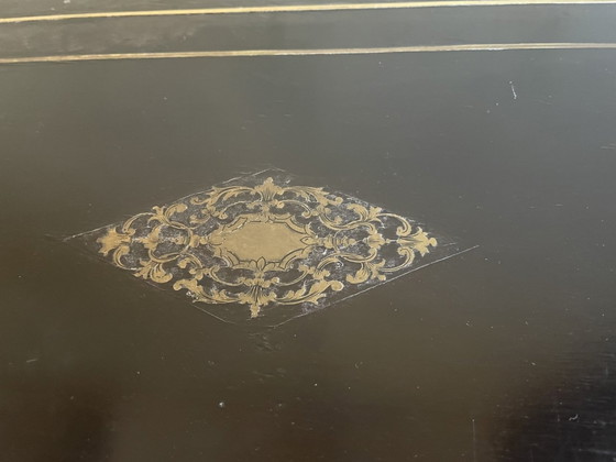 Image 1 of Table de toilette Napoléon II avec miroir Antiquités françaises