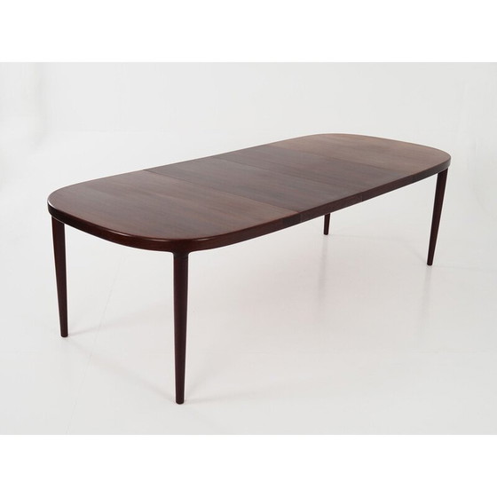 Image 1 of Table ovale vintage en placage de bois de rose, 1970