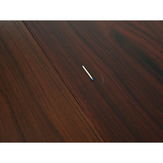 Image 1 of Table ovale vintage en placage de bois de rose, 1970