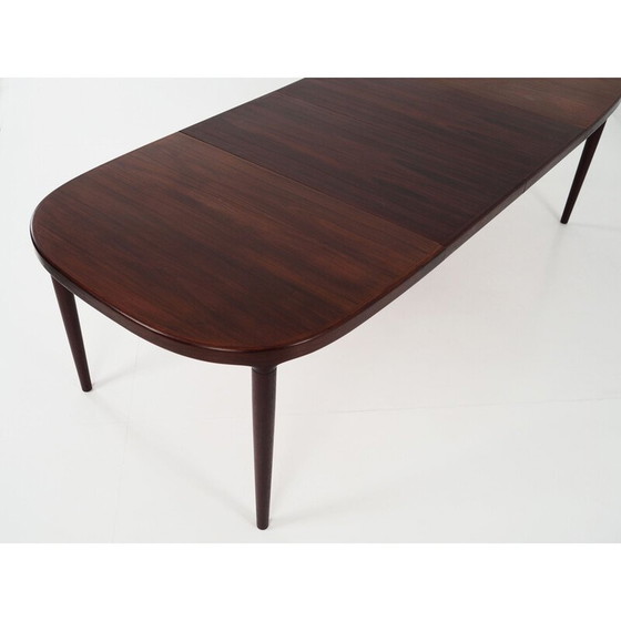 Image 1 of Table ovale vintage en placage de bois de rose, 1970