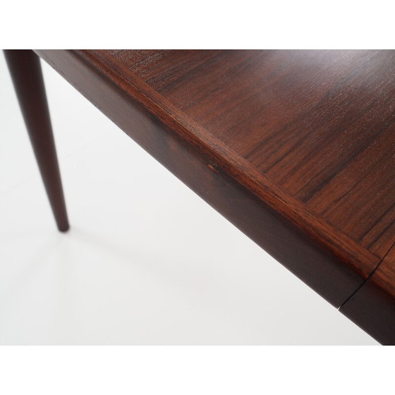 Image 1 of Table ovale vintage en placage de bois de rose, 1970