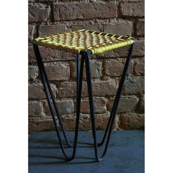 Image 1 of Paire de tabourets vintage de Wladyslaw Wolkowski, Pologne 1960