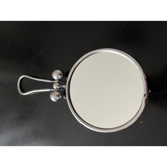 Image 1 of Miroir à main vintage en métal pour Brot