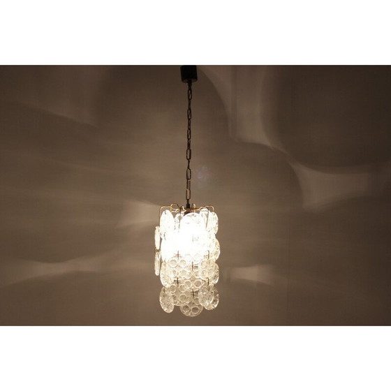 Image 1 of Lustre design en verre - 1970