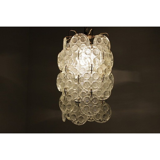 Lustre design en verre - 1970