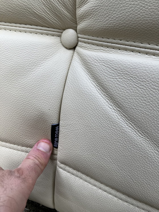 Image 1 of Ligne Roset Togo 1Seat, 2Seat & Corner En Cuir Beige