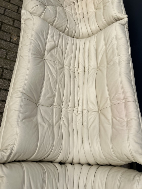 Image 1 of Ligne Roset Togo 1Seat, 2Seat & Corner En Cuir Beige