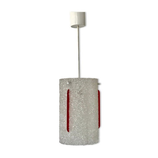 Suspension vintage en tube Perspex, France 1960s