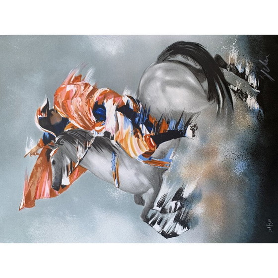 Image 1 of Lithographie vintage de Napoléon Bonaparte par Victor Spahn, 2007